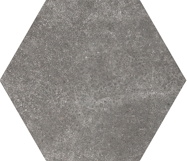 Centura Floor Tiles Hexatile Cement Black Matte 7" x 8" (7.69 sqft/box)