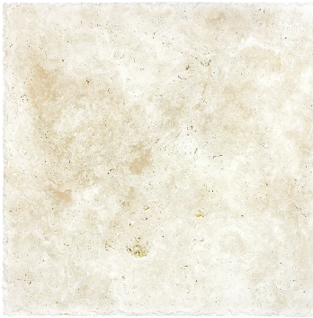 Anatolia Floor Tiles Ivory Travertine Brushed Chiseled 16" x 16"