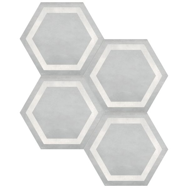 Anatolia Floor Tile Form Ice Matte 7" x 7-3/4"
