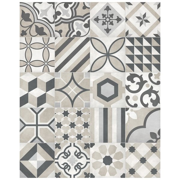 Anatolia Floor Tile Form Sand Deco Matte 7-3/4" x 7-3/4"