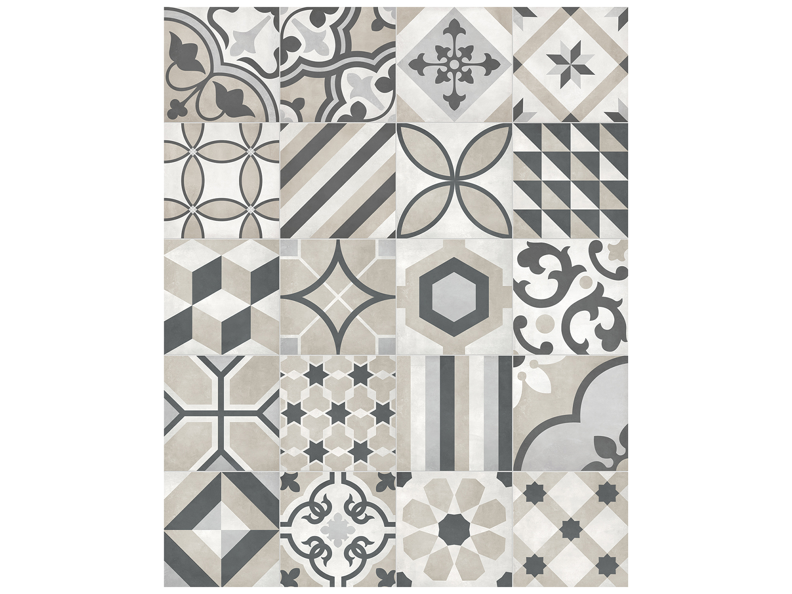 anatolia floor tile form sand deco matte 7-3/4" x 7-3/4" 1 anatolia floor tile form sand deco matte 7-3/4" x 7-3/4"