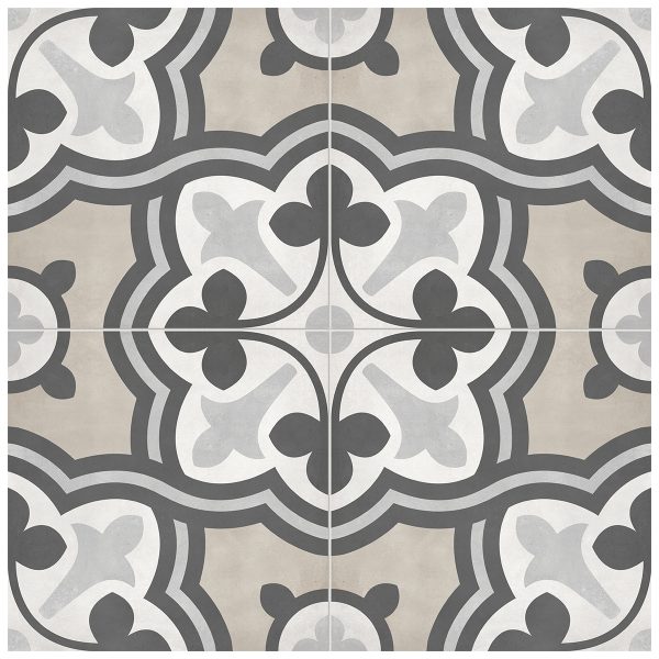 Anatolia Floor Tile Form Sand Baroque Matte 7-3/4" x 7-3/4"