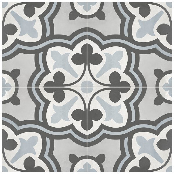 Anatolia Floor Tile Form Tide Baroque Matte 7-3/4" x 7-3/4"