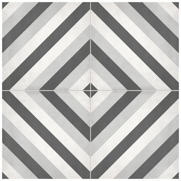 Anatolia Floor Tile Form Ice Diamond Matte 7-3/4" x 7-3/4"