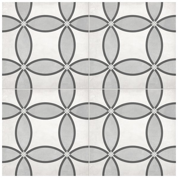 Anatolia Floor Tile Form Ice Zenith Matte 7-3/4" x 7-3/4"