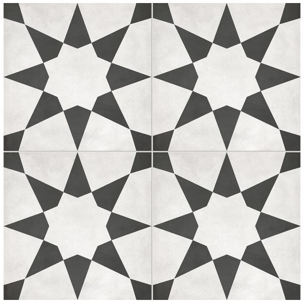Anatolia Floor Tile Form Monochrome Stellar Matte 7-3/4" x 7-3/4"