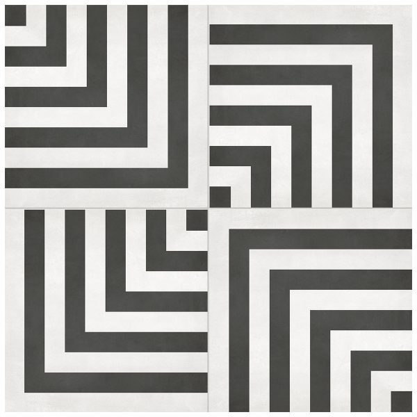 Anatolia Floor Tile Form Monochrome Geo Matte 7-3/4" x 7-3/4"
