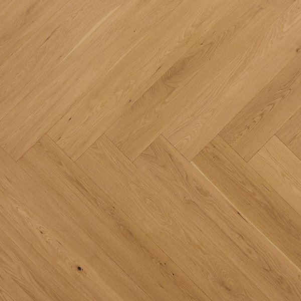 Vidar Engineered Hardwood European White Oak Herringbone Clear Select & Better 5" - 3/4"