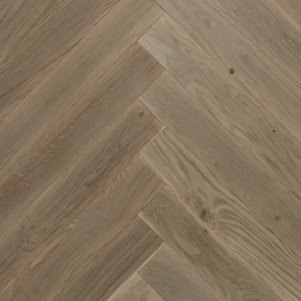 Biyork Engineered Hardwood Nouveau 7 Bespoke Herringbone Barcelona Noon 5" - 3/4"