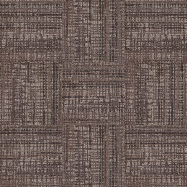 Next Floor Carpet Tiles Invincible Cocoa 20" x 20"