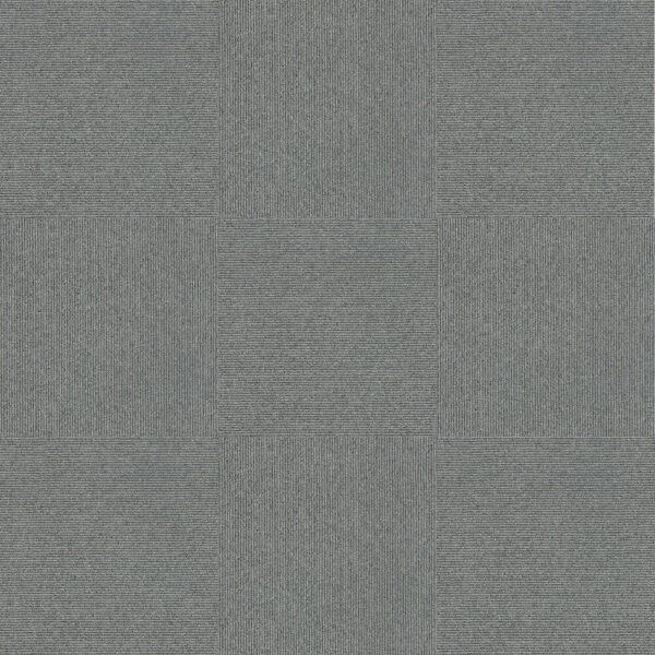 Next Floor Carpet Tiles Pinstripe Silver Coin 20" x 20"