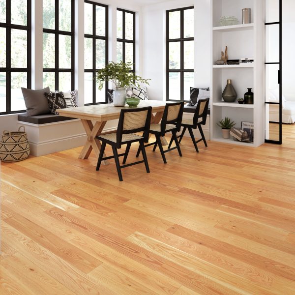 mercier red oak distinction sol ¾x4¼ natural satin
