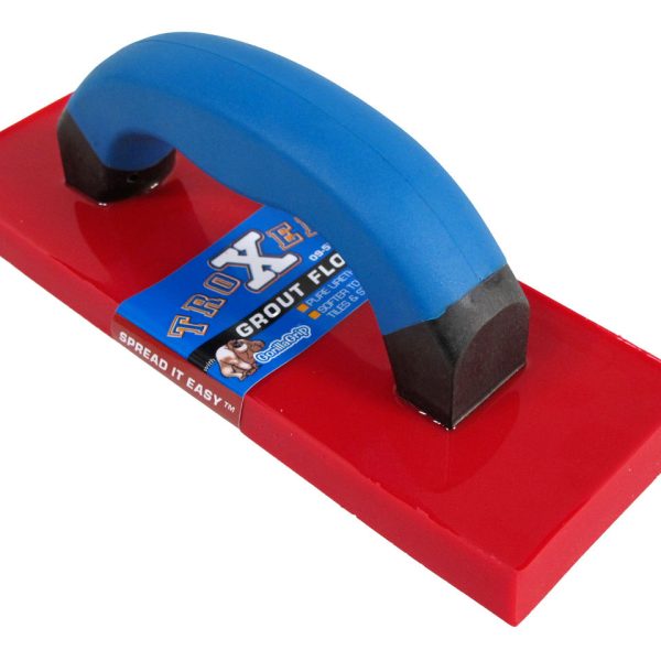 Troxell - Grout Float Solid With Red Urethane Bottom - 4" x 9"