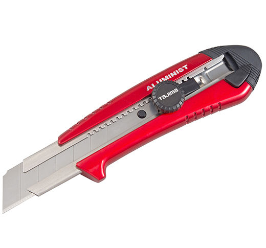 Tajima - Utility Knife Rock Hard Aluminist dial lock blade lock - 1 inch Blade