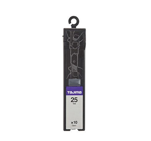 Tajima - Utility Blade Rock Hard Blade H 7 Point 25 mm (Pack of 10)