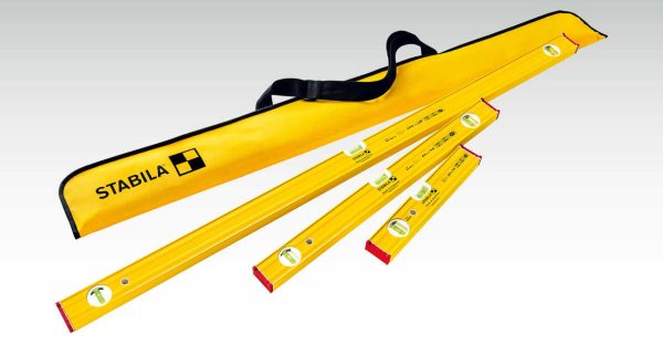 stabila - pro set 80 as spirit levels 48", 24" and 12" with carrying case