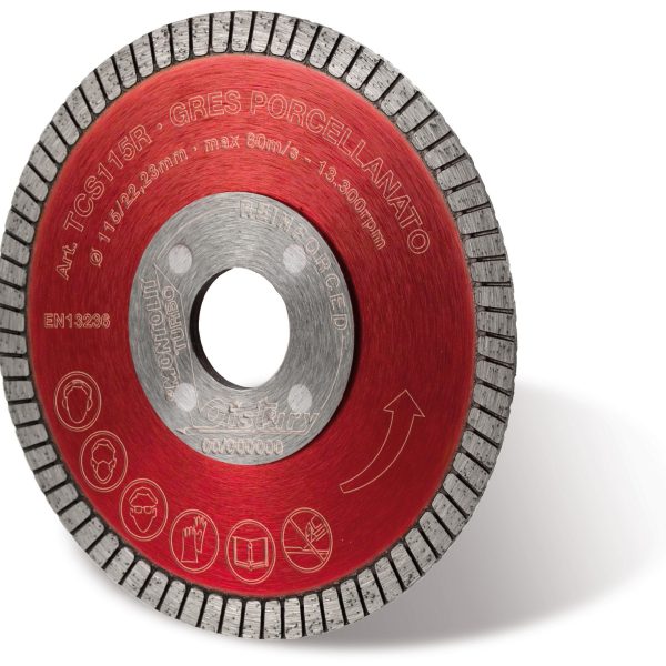 Montolit - TURBO Diamond Wet/Dry Blade Red Line 4 1/2"