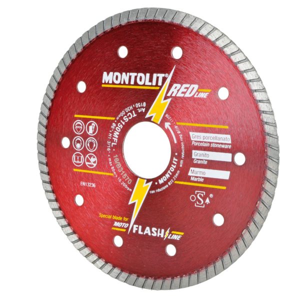 Montolit - Line Blade for Moto Flash Line Red 6"