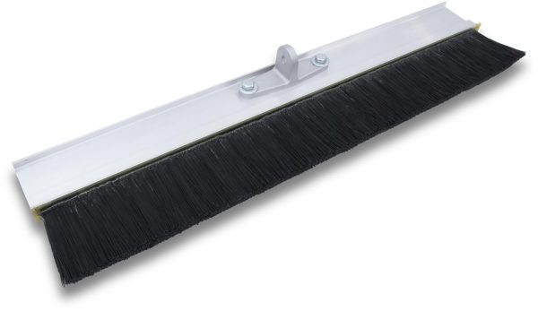 marshalltown - concrete broom aluminum backed 24" with black polypropylene fibers