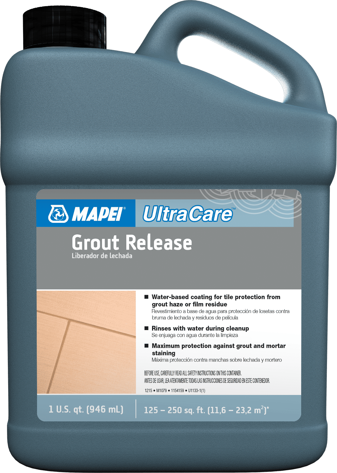 mapei - ultracare grout release high-performance sacrificial coating - 946 ml 1 mapei - ultracare grout release high-performance sacrificial coating - 946 ml