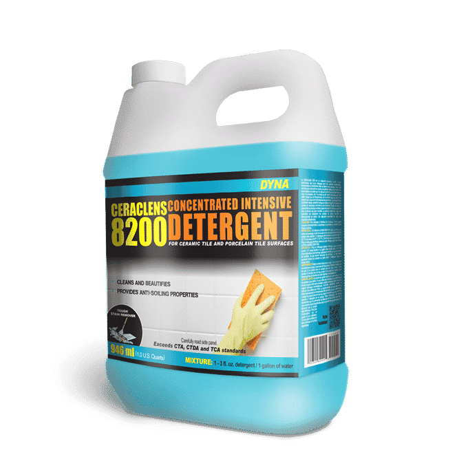 dyna - concentrated intensive detergent ceraclens 8200 for ceramic & porcelain tile surfaces 946 ml 1 dyna - concentrated intensive detergent ceraclens 8200 for ceramic & porcelain tile surfaces 946 ml
