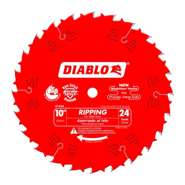 Diablo - Ripping Saw Blade 24 Tooth 10"