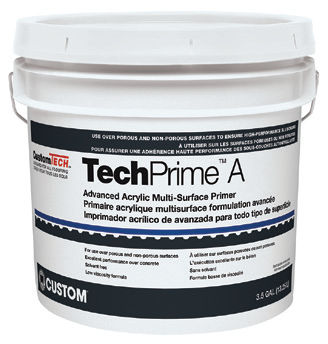 customtech - primer advanced acrylic multi-surface techprime a 3.5 gal 1 customtech - primer advanced acrylic multi-surface techprime a 3.5 gal