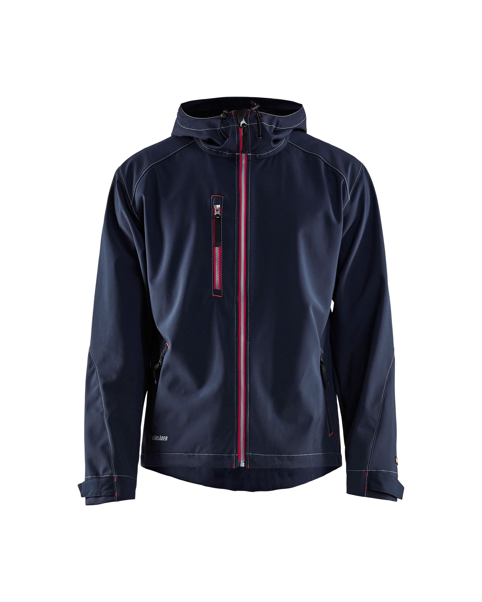 blaklader - pro softshell jacket dark navy and red small 1 blaklader - pro softshell jacket dark navy and red small