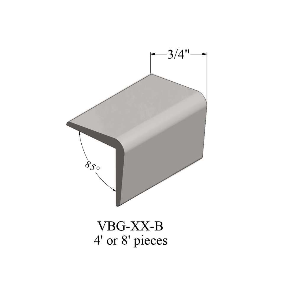 tarkett - corner guards - vbg 55 b48 corner guard ¾" #55 silver grey - wallbase 4' 1 tarkett - corner guards - vbg 55 b48 corner guard ¾" #55 silver grey - wallbase 4'