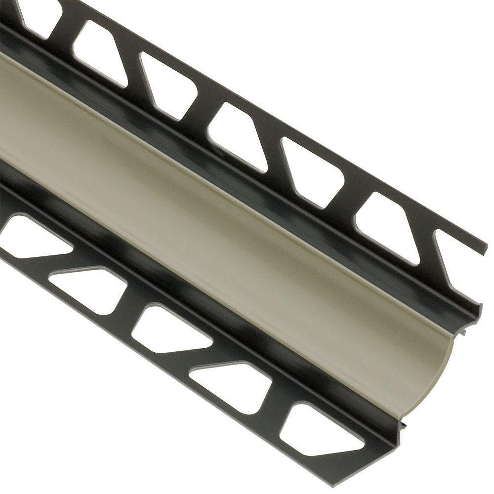 schluter - dilex-hkw cove-shaped profile with 11/16" radius - pvc plastic grey 11/32" (9 mm) x 11/32" x 8' 2-1/2" 1 schluter - dilex-hkw cove-shaped profile with 11/16" radius - pvc plastic grey 11/32" (9 mm) x 11/32" x 8' 2-1/2"