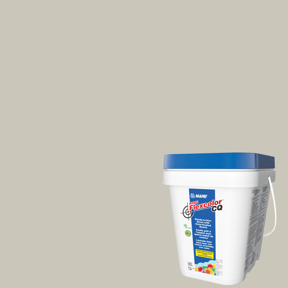 mapei - flexcolor cq ready-to-use grout with color-coated quartz #5001 alabaster 1.89 l 1 mapei - flexcolor cq ready-to-use grout with color-coated quartz #5001 alabaster 1.89 l