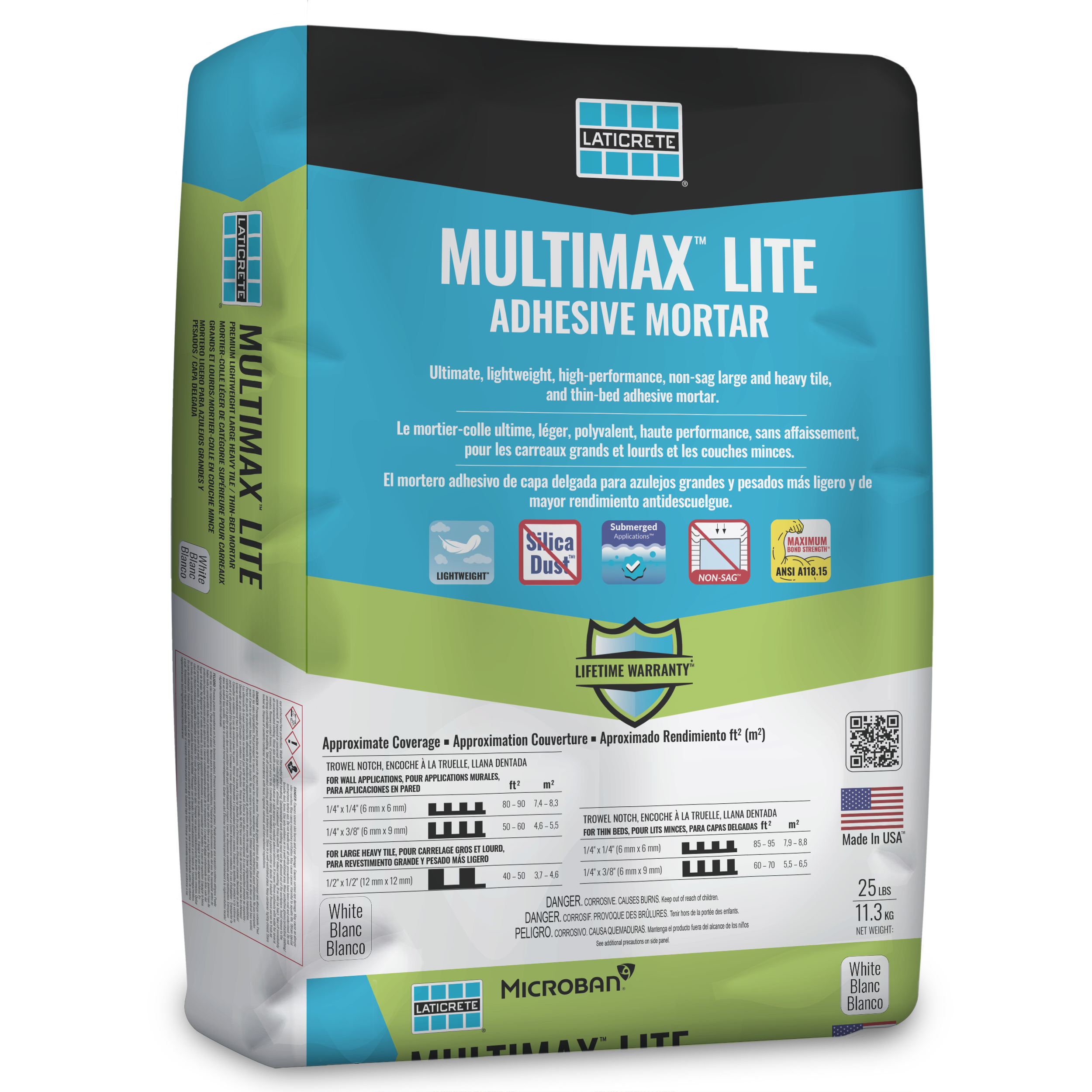 laticrete - multimax lite tile mortar polymer fortified white 25 lb 1 laticrete - multimax lite tile mortar polymer fortified white 25 lb