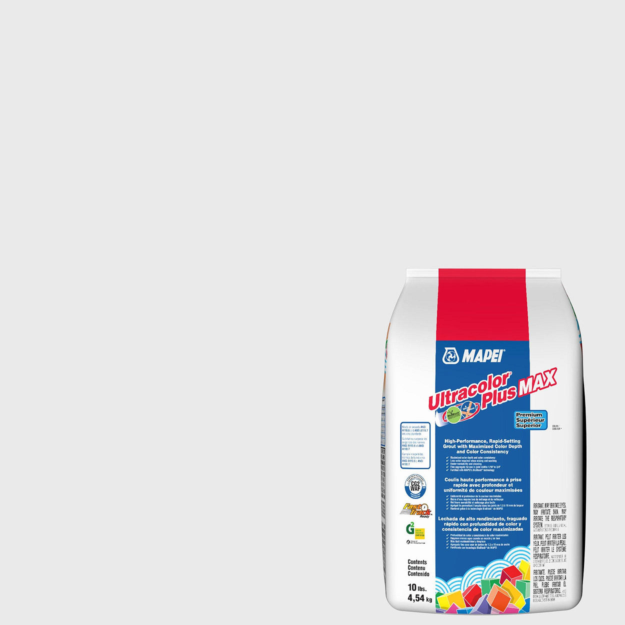 mapei - ultracolor plus max high-performance rapid-setting grout #5117 pure white 10 lb 1 mapei - ultracolor plus max high-performance rapid-setting grout #5117 pure white 10 lb
