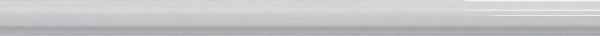 Centura Ceramic Wall Molding Pencil Maiolica Tender Grey Glossy 10" x 0.5" (Pack of 168)