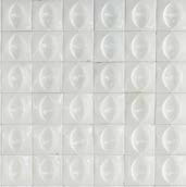 Centura Wall Tiles Gleeze Bianco Egg 3D Glossy 3-15/16" x 3-15/16"