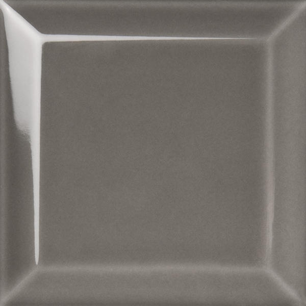 Centura Wall Tiles Mono Dark Grey Glossy 4" x 4"