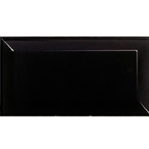 Centura Wall Tiles Metro Black Polished 4" x 8"