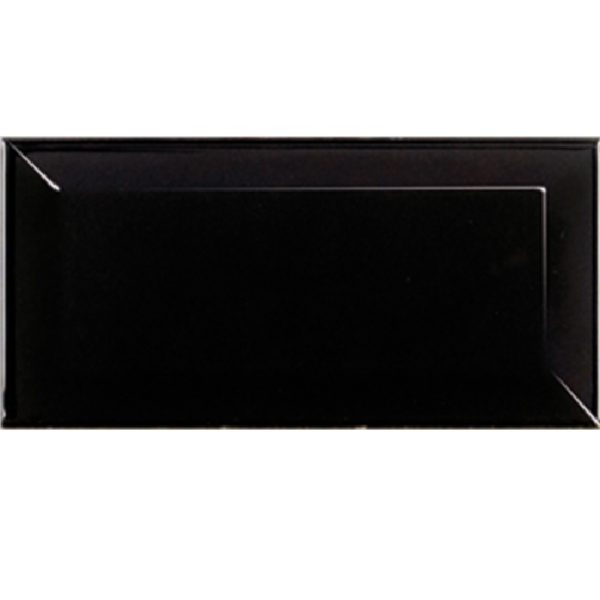 Centura Wall Tiles Metro Black Polished 4" x 12"