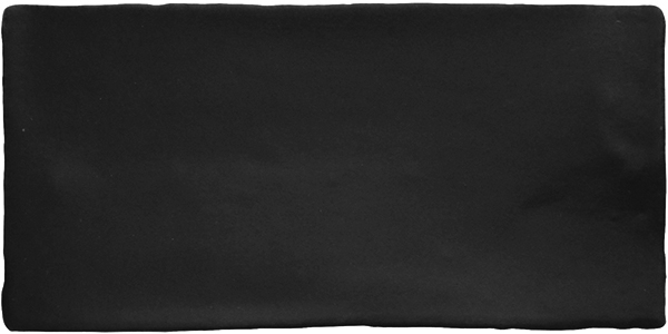 Centura Wall Tiles Masia Black Matte 3" x 6"