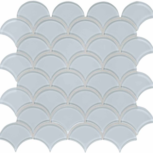 Anatolia Glass Mosaic Element Skylight Scallop 12" x 12"