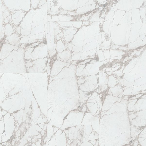 Cascade Vinyl Tiles Odyssey Ultra EVP Cosmic Carrara Click Lock 12" x 24"