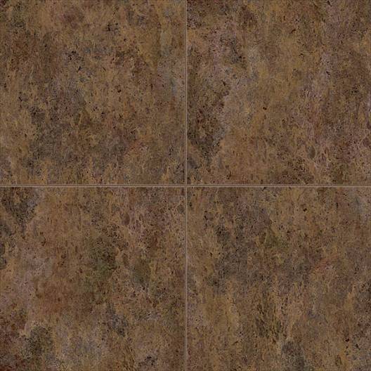 Centura Vinyl Tile UltraCeramic by American Biltrite Natural Sandstone Russet 18" x 18"