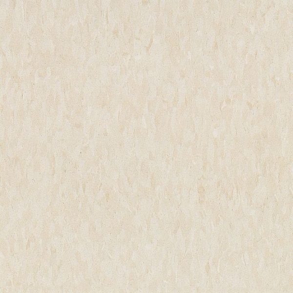 Armstrong Vinyl Tiles Standard Excelon Imperial Texture Antique White Glue Down 12" x 12"