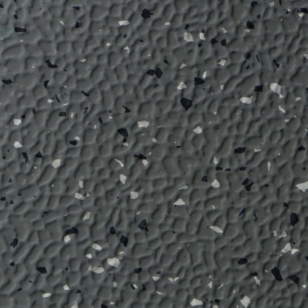 Johnsonite Defiant Oil and Grease Resistant Tile - 1/8" Hammered Speckled #732 Tundra - Tile 24" x 24"