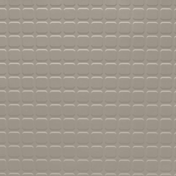 Johnsonite Rubber Tile Solid Color Raised Square #22 Pearl 24" x 24"