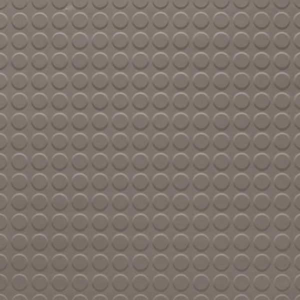 Johnsonite Rubber Tile Solid Color Raised Round #80 Fawn 24" x 24"