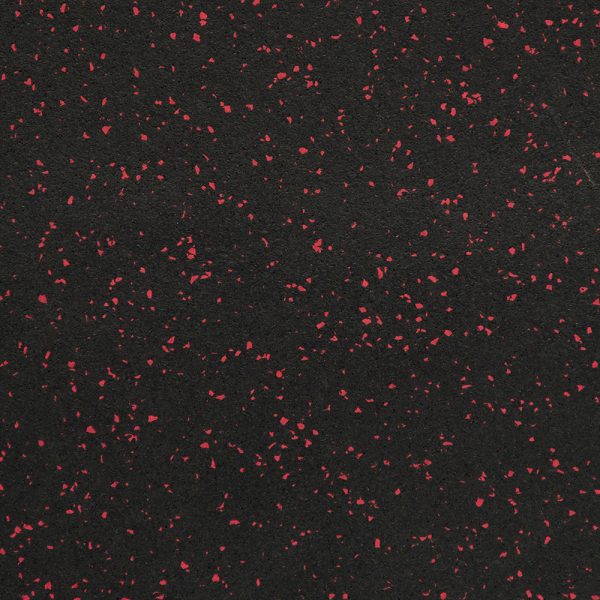 ROPPE Rubber Roll Recoil #186 Red 10% Chips 48" x 49' 6" - 4 mm (198 sqft)