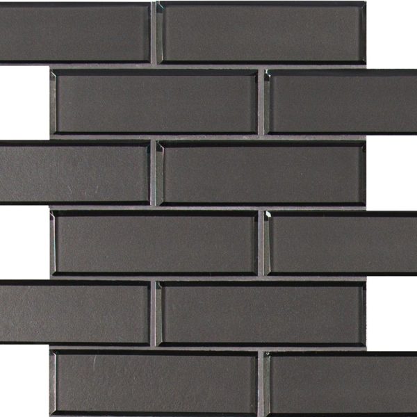 MSI Surfaces Mosaic Metallic Gray-Dark Glossy 11-1/2" x 11-1/2"