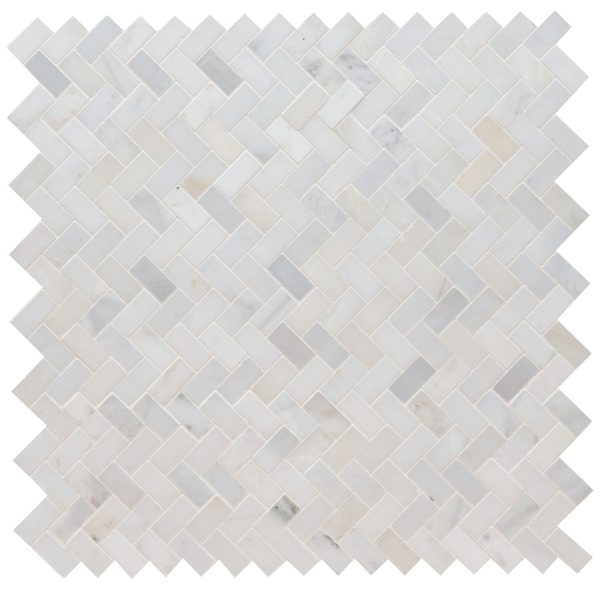 MSI Surfaces Mosaic Arabescato Carrara White-Cool Honed 11-1/2" x 11-1/2"