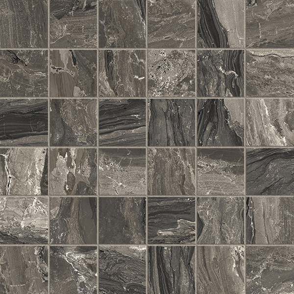 Centura Mosaic Tiles Gemstone Polished Mink 12" x 12"